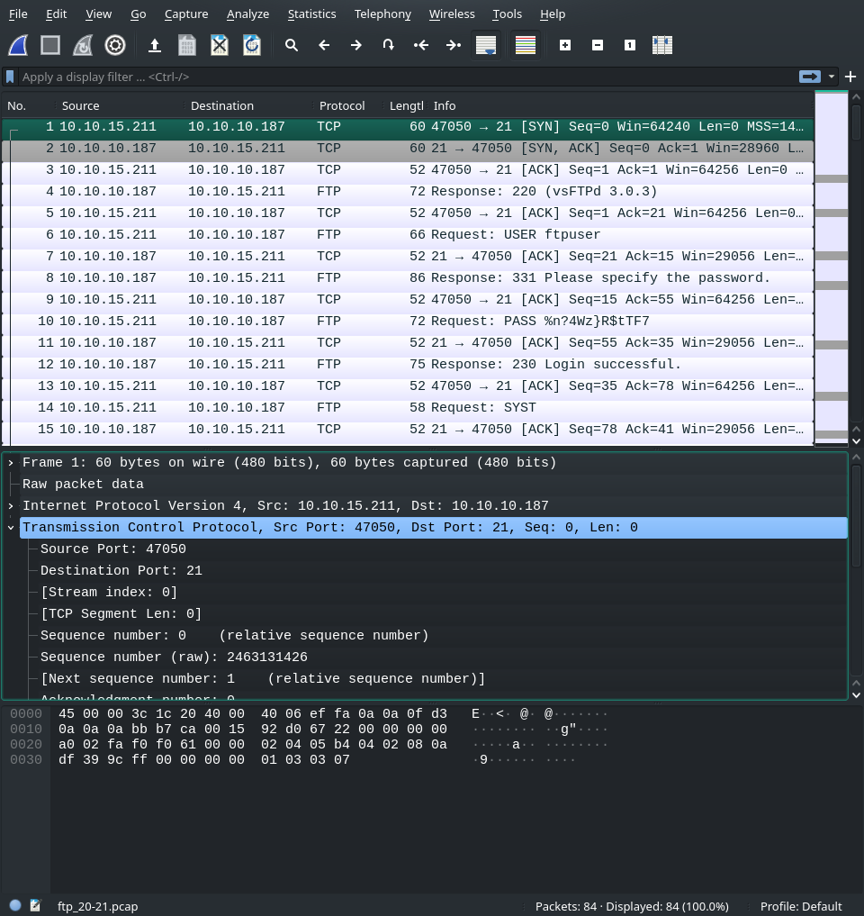 Wireshark Capture